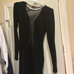 Hot Miami styles black bodycon dress